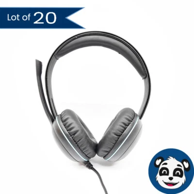 Lote de (20) Auriculares Estéreo Cyber Acoustics AC-5008, USB “B” Foto 1 de 2