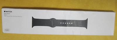 Correa de reloj Apple Watch 42MM negra deportiva gris espacial pin SM/ML Foto 1 de 4