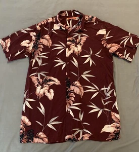 Havanera Hawaiian Short Sleeve Shirt Men's Medium Button Up Beachwear Party - Picture 1 of 7