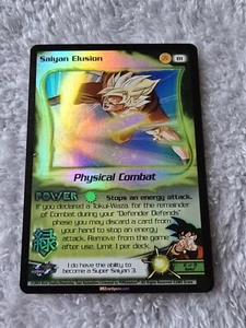 DBZ Dragon Ball Z FOIL Saiyan Elusion 81 CCG Unlimited Fusion Saga MP - Picture 1 of 5