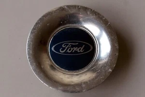 OEM Ford 4M51-1A065-GB Chrome Silver Alloy Wheel Center Plastic Cap Cover Cap - Picture 1 of 6