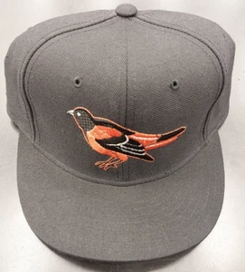 Vintage Baltimore Orioles 1989 Home Black New Era 5950 Fitted Hat - Picture 1 of 5