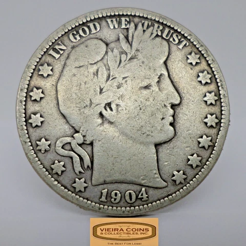 1904 Barber Half Dollar - #C29398NQ Cover