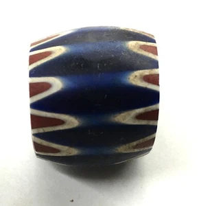 Sawtooth Venetian Chevron African Trade Bead Howard Collection VN15 Bg 33 - Picture 1 of 2