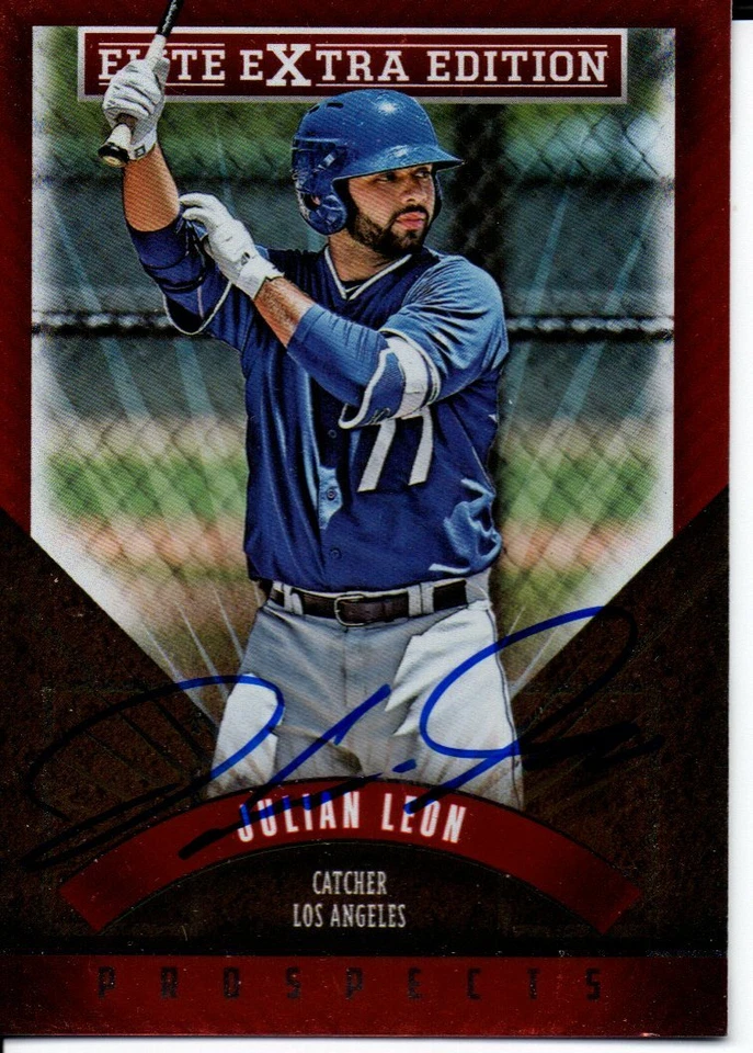 Julian Leon 2015 Panini Elite Autographed Signed Card - Image 1 of 1