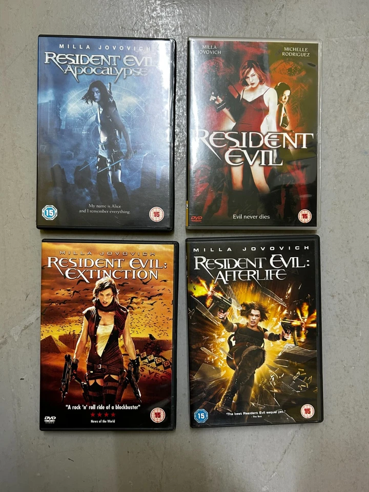 Resident Evil Bundle Job Lot of 4 DVDs (Free P+P) - Image 1 of 1