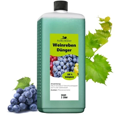 Weinreben Weintrauben Dünger Flora Boost Top Ernte Pflanzengesundheit 1 Liter