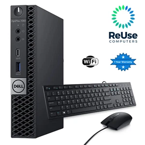 Dell OptiPlex Micro PC Intel i5 8th Gen CPU, 8 GB RAM, 256 GB NVMe, W11 Home - Picture 1 of 3