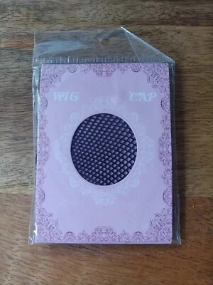 BLACK REAL HAIR ELASTIC WIG CAP FISHNET LINER WEAVING MESH STOCKING SLEEP NET - Image 1 of 4