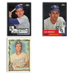 Luis Aparicio Lot 3 Baseball Cards 2021 Topps Chrome Platinum Anniversary Set NM - Picture 1 of 5