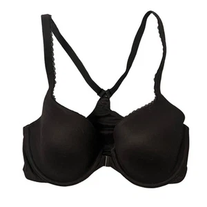 VS Victoria's Secret Body By Victoria Racerback Demi Bra Size 32DD Black - Picture 1 of 5