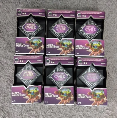 Lot of 6 Merge Cube Augmented Reality Science Toy iOS & Android - Image 1 of 4
