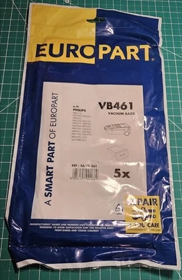 Europart Vacuum Bags (Fit Many Brand) AEG-DirtyDevil-Goblin-Hoover-Numatic-Other - Image 1 of 4