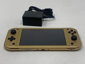 Nintendo Switch Lite Handheld Console - Hyrule Edition - Picture 1 of 7