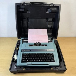 Vintage Smith Corona Electric Typewriter In Case Working Electra 120 - Foto 1 di 13