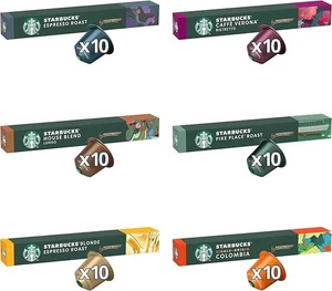 Variety Pack By Nespresso, Coffee Capsules 6 x 10 (60) - Picture 1 of 2