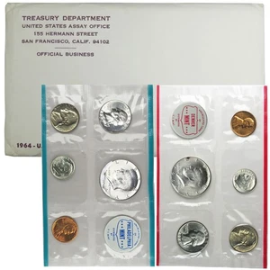 1964 U.S. Mint Set Not Sealed - Picture 1 of 1
