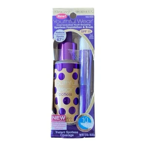 Physicians Formula Youthful Wear Spotless Foundation & Brush SPF 15 Medium 6224 - Picture 1 of 5