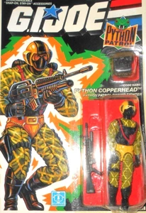 GI Joe 1989 Python Patrol COPPERHEAD vintage v2 gijoe complete g i moc - Picture 1 of 10