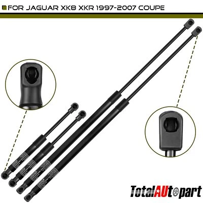 4x Front Hood & Rear Tailgate Lift Supports for Jaguar XK8 97-06 XKR 00-07 Coupe Foto 1 de 4