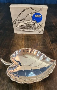 SilverPlate Leaf Bowl West Germany Tarnish Resistant Candy Nut Dish - Picture 1 of 6