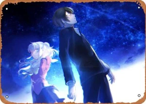 Poster anime metallo Charlotte figura poster metallo insegna latta charlotte decorazione parete - Foto 1 di 4