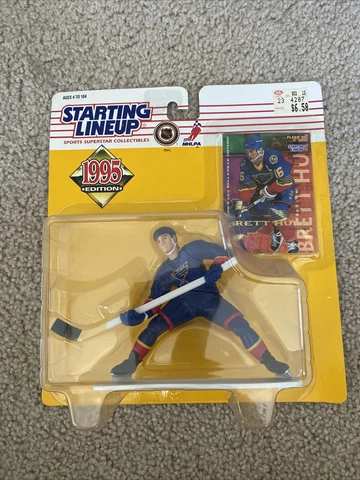 BRETT HULL St. Louis Blues Kenner Starting Lineup SLU 1995 Figure & Card Cover