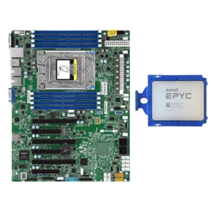 AMD EPYC 7551P CPU 32 Cores 2.0 GH Up to 3.0 GHz + Supermicro H11SSL-i Mainboard - Zdjęcie 1 z 4