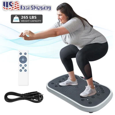 Whole Body Exercise Vibration Platform Plate Fitness Massager Slim Machine - Image 1 of 4