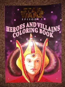 Star Wars Episode 1 Heroes And Villains Coloring Book + 1 Galactic Activity Book - Imagen 1 de 11