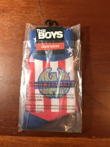 The Boys Homelander Crew Socks NIP /W Tags - Picture 1 of 4
