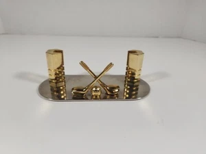 VINTAGE GOLF SALESMAN BUSINESS CARD HOLDER DESK - Picture 1 of 13