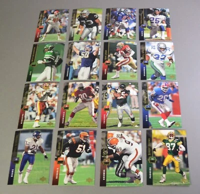 1994 Upper Deck NFL Football Sports Trading Cards #110 - #173 - Your Choice - Image 1 of 4