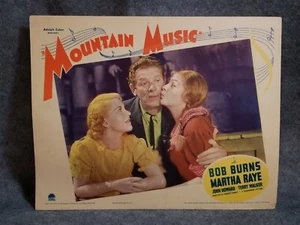 Vintage Lobby Card "Mountain Music" Bob Burns, Martha Raye, 1937 - Picture 1 of 6