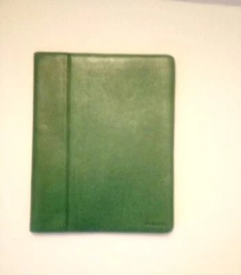 Coach Universal Device, Ipad 3, Tablet Leather Sleeve Case Lined Cover Green - Image 1 of 3