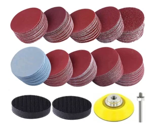 300 Pcs Sanding Discs Pad Kit For Drill Sander, Attachment Sandpapers 2 Inch New - Picture 1 of 8
