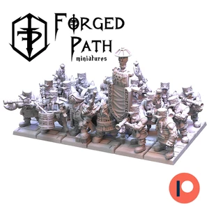 Gunners pirata nani, Wargaming da tavolo fantasy nani miniatura barba bianca - Foto 1 di 6