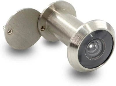 Door Viewer Peephole, Solid Brass 200-Degree Door Viewer with Heavy Duty Rotatin - image 1 of 4