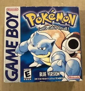 Pokemon Blue Version (Game Boy, 1998) Saves, CIB Manual, Inserts Authentic Game - Foto 1 di 24