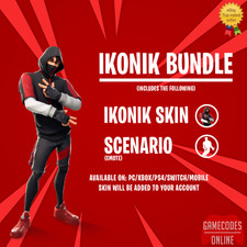 Fortnite Ikonik Skin + Scenario Emote (PC/Xbox/PS4/Switch/Mobile) FAST DELIVERY