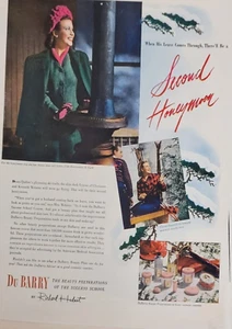 Segunda luna de miel DuBarry Beauty Preparations 1945 Abercrombie Fitch anuncio impreso de colección - Imagen 1 de 3