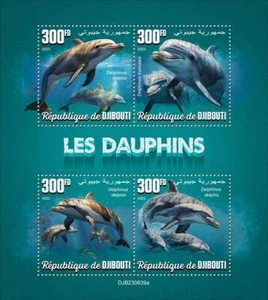 2024 11 - DJIBOUTI - DOLPHINS 4V complet set MNH ** - Picture 1 of 1