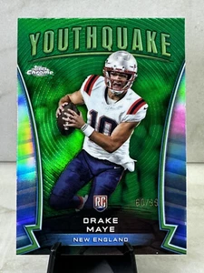 2024 Topps Chrome, DRAKE MAYE /99 (RC) "Youthquake" - NEW ENGLAND PATRIOTS - Bild 1 von 4