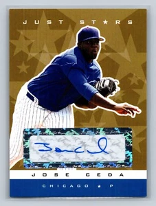 Just Minors Just Stars 2007 automático dorado/50 José Ceda #53 automático MLB - Imagen 1 de 2