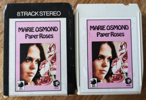 MARIE OSMOND – UK 1973 8-Track Cart +Original Cover: Paper Roses. MGM 3807 262 - Picture 1 of 13