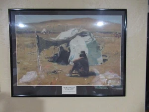 Gilbert Gaul Poster Print - Indian Hogan on the Plains - Picture 1 of 4