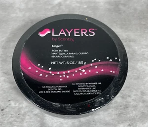 Layers by Scentsy Body Butter Lotion Linger 6 oz Tub Moisturizer NEW - Picture 1 of 4