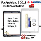For 2018 iPad 6th Gen White Glass Digitizer Touch Screen Replacement Button IC
