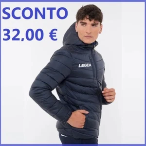 Legea Giubbotto uomo invernale piumino 100 grammi giacca taglie forti da 3XL 4XL - Picture 1 of 6