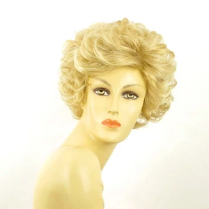 Perruque femme courte blond doré méché blond très clair KIMBERLEY 24BT613 - Imagen 1 de 9